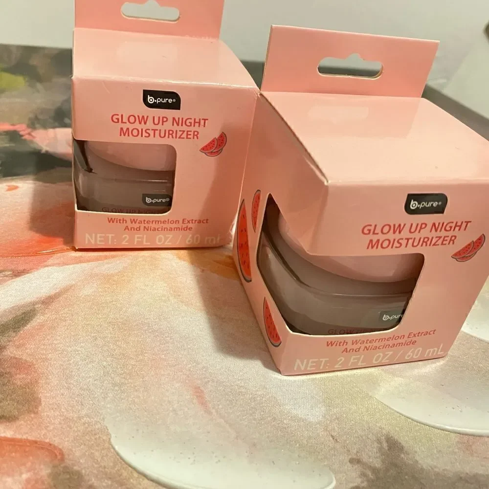 💥B- Pure  Glow  up night moisturizer with watermelon 🍉Extract and niacinamide